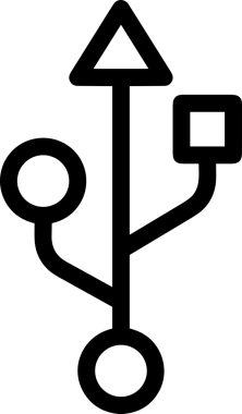 Uygulama UI, Web Tasarımı, Bulut ve Veri Yönetimi Kullanımı için Depolama Simgesi Siyah ve Beyaz PNG