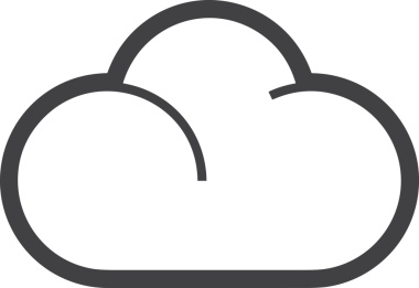 Uygulama UI, Web Tasarımı, Bulut ve Veri Yönetimi Kullanımı için Depolama Simgesi Siyah ve Beyaz PNG