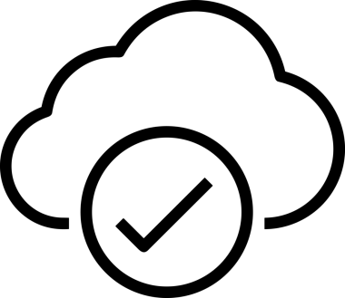 Uygulama UI, Web Tasarımı, Bulut ve Veri Yönetimi Kullanımı için Depolama Simgesi Siyah ve Beyaz PNG
