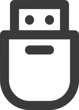 Uygulama UI, Web Tasarımı, Bulut ve Veri Yönetimi Kullanımı için Depolama Simgesi Siyah ve Beyaz PNG