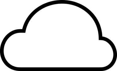 Uygulama UI, Web Tasarımı, Bulut ve Veri Yönetimi Kullanımı için Depolama Simgesi Siyah ve Beyaz PNG