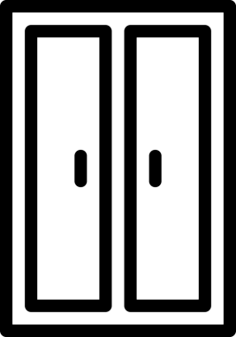 Uygulama UI, Web Tasarımı, Bulut ve Veri Yönetimi Kullanımı için Depolama Simgesi Siyah ve Beyaz PNG