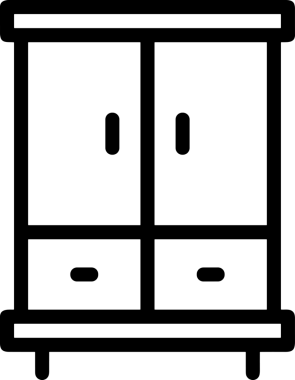 Uygulama UI, Web Tasarımı, Bulut ve Veri Yönetimi Kullanımı için Depolama Simgesi Siyah ve Beyaz PNG
