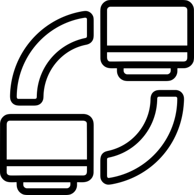 Uygulama UI, Web Tasarımı, Bulut ve Veri Yönetimi Kullanımı için Depolama Simgesi Siyah ve Beyaz PNG