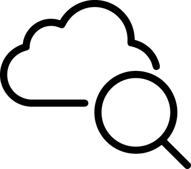 Uygulama UI, Web Tasarımı, Bulut ve Veri Yönetimi Kullanımı için Depolama Simgesi Siyah ve Beyaz PNG