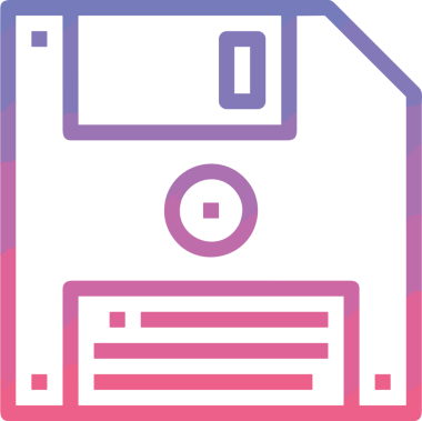 Uygulama UI, Web Tasarımı, Bulut ve Veri Yönetimi Kullanımı için Depolama Simgesi Siyah ve Beyaz PNG