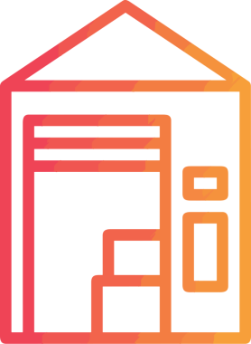 Uygulama UI, Web Tasarımı, Bulut ve Veri Yönetimi Kullanımı için Depolama Simgesi Siyah ve Beyaz PNG