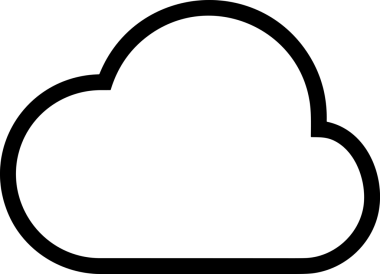 Uygulama UI, Web Tasarımı, Bulut ve Veri Yönetimi Kullanımı için Depolama Simgesi Siyah ve Beyaz PNG