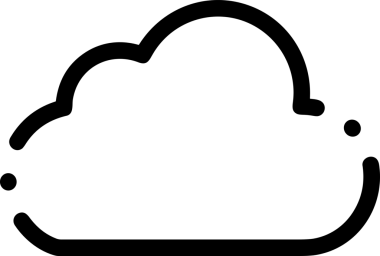 Uygulama UI, Web Tasarımı, Bulut ve Veri Yönetimi Kullanımı için Depolama Simgesi Siyah ve Beyaz PNG