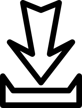 Uygulama UI, Web Tasarımı, Bulut ve Veri Yönetimi Kullanımı için Depolama Simgesi Siyah ve Beyaz PNG