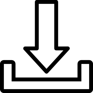 Uygulama UI, Web Tasarımı, Bulut ve Veri Yönetimi Kullanımı için Depolama Simgesi Siyah ve Beyaz PNG
