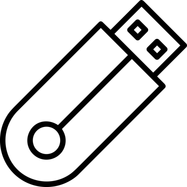 Uygulama UI, Web Tasarımı, Bulut ve Veri Yönetimi Kullanımı için Depolama Simgesi Siyah ve Beyaz PNG