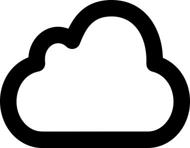 Uygulama UI, Web Tasarımı, Bulut ve Veri Yönetimi Kullanımı için Depolama Simgesi Siyah ve Beyaz PNG