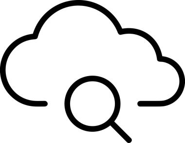 Uygulama UI, Web Tasarımı, Bulut ve Veri Yönetimi Kullanımı için Depolama Simgesi Siyah ve Beyaz PNG