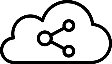 Uygulama UI, Web Tasarımı, Bulut ve Veri Yönetimi Kullanımı için Depolama Simgesi Siyah ve Beyaz PNG