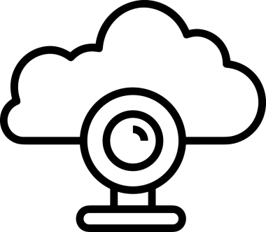 Uygulama UI, Web Tasarımı, Bulut ve Veri Yönetimi Kullanımı için Depolama Simgesi Siyah ve Beyaz PNG