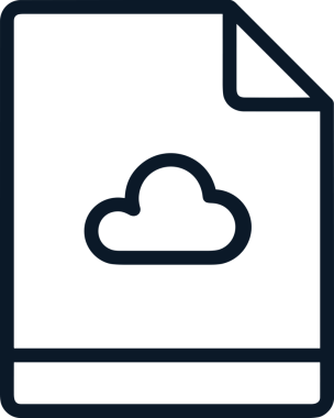 Uygulama UI, Web Tasarımı, Bulut ve Veri Yönetimi Kullanımı için Depolama Simgesi Siyah ve Beyaz PNG