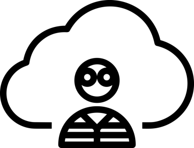 Uygulama UI, Web Tasarımı, Bulut ve Veri Yönetimi Kullanımı için Depolama Simgesi Siyah ve Beyaz PNG