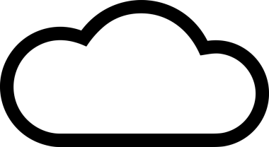 Uygulama UI, Web Tasarımı, Bulut ve Veri Yönetimi Kullanımı için Depolama Simgesi Siyah ve Beyaz PNG