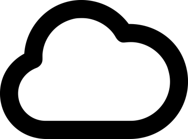 Uygulama UI, Web Tasarımı, Bulut ve Veri Yönetimi Kullanımı için Depolama Simgesi Siyah ve Beyaz PNG