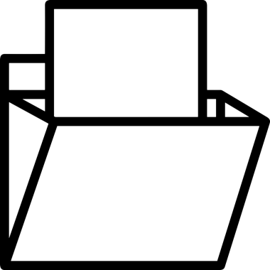Uygulama UI, Web Tasarımı, Bulut ve Veri Yönetimi Kullanımı için Depolama Simgesi Siyah ve Beyaz PNG