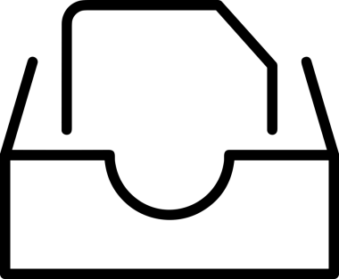 Uygulama UI, Web Tasarımı, Bulut ve Veri Yönetimi Kullanımı için Depolama Simgesi Siyah ve Beyaz PNG