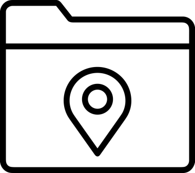 Uygulama UI, Web Tasarımı, Bulut ve Veri Yönetimi Kullanımı için Depolama Simgesi Siyah ve Beyaz PNG