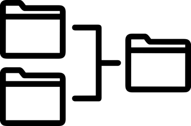 Uygulama UI, Web Tasarımı, Bulut ve Veri Yönetimi Kullanımı için Depolama Simgesi Siyah ve Beyaz PNG