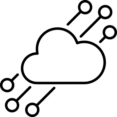 Uygulama UI, Web Tasarımı, Bulut ve Veri Yönetimi Kullanımı için Depolama Simgesi Siyah ve Beyaz PNG