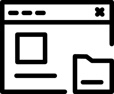 Uygulama UI, Web Tasarımı, Bulut ve Veri Yönetimi Kullanımı için Depolama Simgesi Siyah ve Beyaz PNG