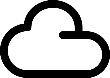 Uygulama UI, Web Tasarımı, Bulut ve Veri Yönetimi Kullanımı için Depolama Simgesi Siyah ve Beyaz PNG