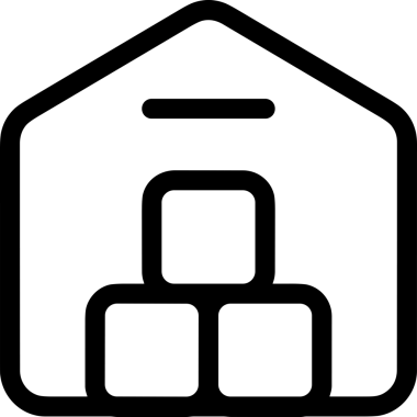 Uygulama UI, Web Tasarımı, Bulut ve Veri Yönetimi Kullanımı için Depolama Simgesi Siyah ve Beyaz PNG