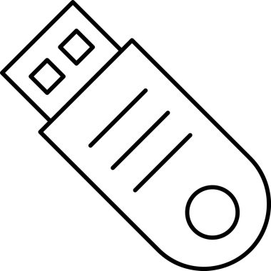 Uygulama UI, Web Tasarımı, Bulut ve Veri Yönetimi Kullanımı için Depolama Simgesi Siyah ve Beyaz PNG