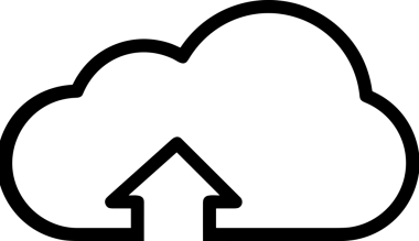 Uygulama UI, Web Tasarımı, Bulut ve Veri Yönetimi Kullanımı için Depolama Simgesi Siyah ve Beyaz PNG