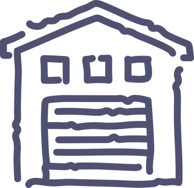 Uygulama UI, Web Tasarımı, Bulut ve Veri Yönetimi Kullanımı için Depolama Simgesi Siyah ve Beyaz PNG