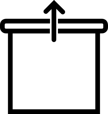 Uygulama UI, Web Tasarımı, Bulut ve Veri Yönetimi Kullanımı için Depolama Simgesi Siyah ve Beyaz PNG