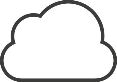 Uygulama UI, Web Tasarımı, Bulut ve Veri Yönetimi Kullanımı için Depolama Simgesi Siyah ve Beyaz PNG