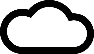 Uygulama UI, Web Tasarımı, Bulut ve Veri Yönetimi Kullanımı için Depolama Simgesi Siyah ve Beyaz PNG