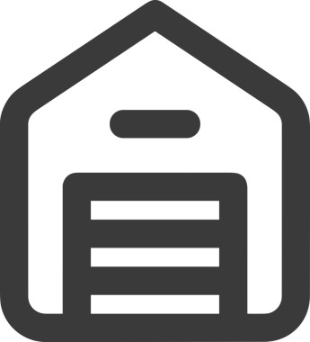 Uygulama UI, Web Tasarımı, Bulut ve Veri Yönetimi Kullanımı için Depolama Simgesi Siyah ve Beyaz PNG