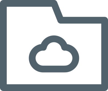 Uygulama UI, Web Tasarımı, Bulut ve Veri Yönetimi Kullanımı için Depolama Simgesi Siyah ve Beyaz PNG