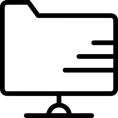 Uygulama UI, Web Tasarımı, Bulut ve Veri Yönetimi Kullanımı için Depolama Simgesi Siyah ve Beyaz PNG