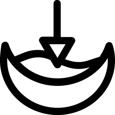 Uygulama UI, Web Tasarımı, Bulut ve Veri Yönetimi Kullanımı için Depolama Simgesi Siyah ve Beyaz PNG