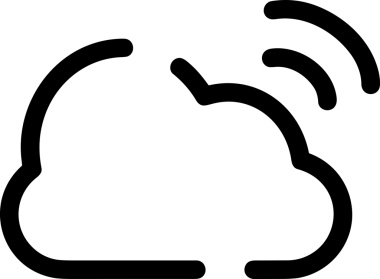 Uygulama UI, Web Tasarımı, Bulut ve Veri Yönetimi Kullanımı için Depolama Simgesi Siyah ve Beyaz PNG