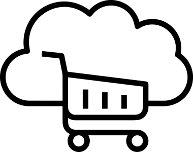 Uygulama UI, Web Tasarımı, Bulut ve Veri Yönetimi Kullanımı için Depolama Simgesi Siyah ve Beyaz PNG