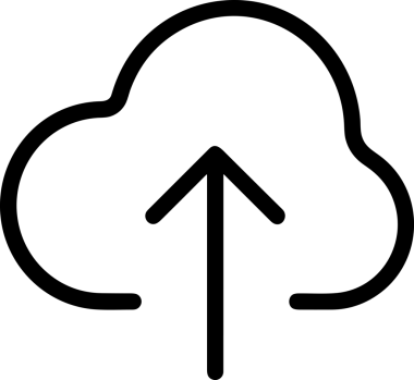 Uygulama UI, Web Tasarımı, Bulut ve Veri Yönetimi Kullanımı için Depolama Simgesi Siyah ve Beyaz PNG