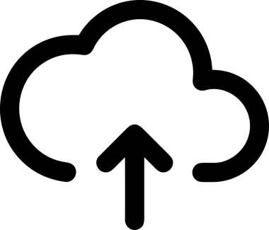Uygulama UI, Web Tasarımı, Bulut ve Veri Yönetimi Kullanımı için Depolama Simgesi Siyah ve Beyaz PNG