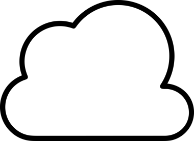 Uygulama UI, Web Tasarımı, Bulut ve Veri Yönetimi Kullanımı için Depolama Simgesi Siyah ve Beyaz PNG