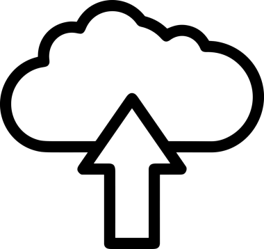 Uygulama UI, Web Tasarımı, Bulut ve Veri Yönetimi Kullanımı için Depolama Simgesi Siyah ve Beyaz PNG