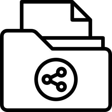 Uygulama UI, Web Tasarımı, Bulut ve Veri Yönetimi Kullanımı için Depolama Simgesi Siyah ve Beyaz PNG