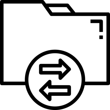 Uygulama UI, Web Tasarımı, Bulut ve Veri Yönetimi Kullanımı için Depolama Simgesi Siyah ve Beyaz PNG
